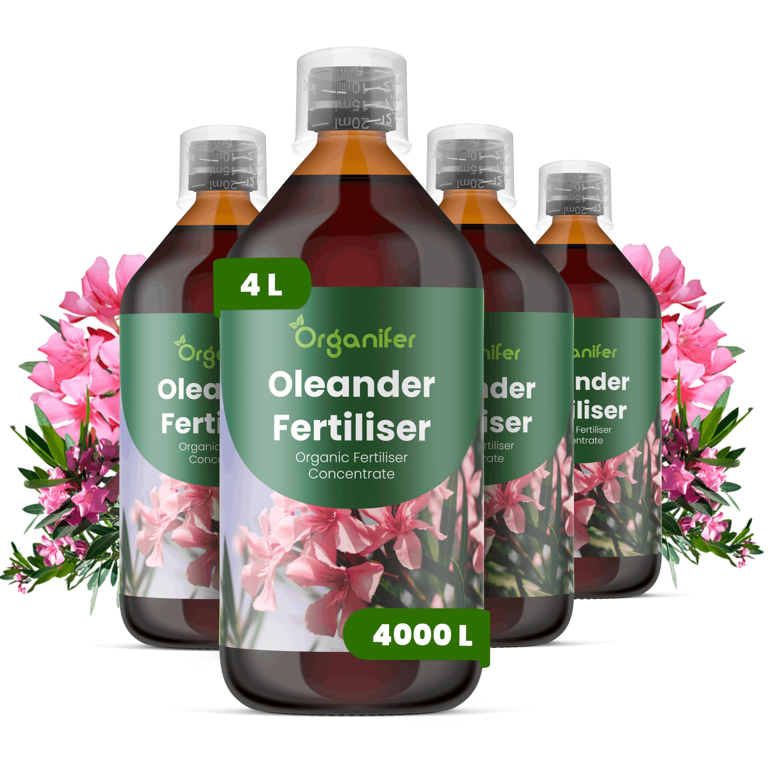 Fertilizzante Liquido - 4x1L - Per Oleandro - NPK 2-1-8