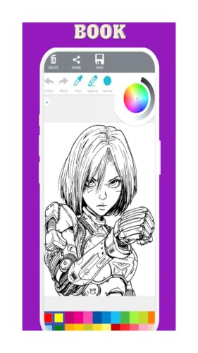 Cyborg Coloring Book – vue 2