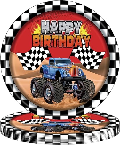 Vista 11 de Platos de papel de fiesta de feliz cumpleaños, platos de postre negros, 7 pulgadas, 50 unidades, lunares de aluminio para decoraciones de fiesta