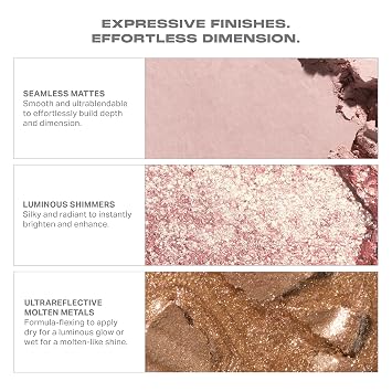 Morphe ChromaPlus 6-Pan Eyeshadow Palette - High Pigment Eye Makeup with Shimmer, Matte & Metallic Eye Shadow - Neutral Eyeshadow Makeup Collection for All-Day Wear - Outer Spice (0.26 oz)