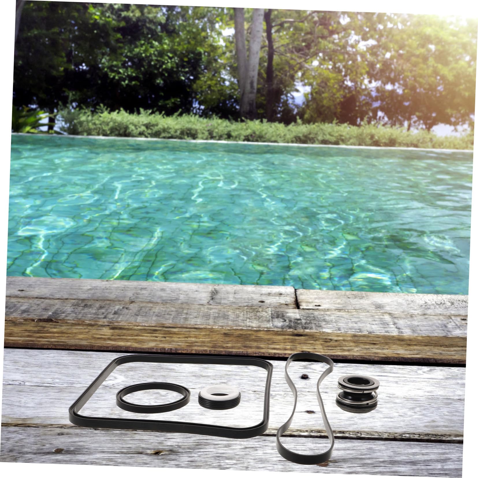 HANABASS 4ensembles Kit De Joints Toriques pour Pompe De Piscine Étanchéité Fiable Et Compatible avec Divers Modèles Installation Facile pour Remplacement sans Professionnel