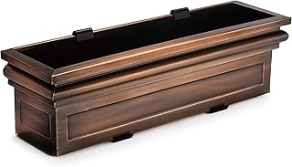 12 Kitchen Window Ideas for Light Fresh Airy Spaces 30 H Potter Window Planter Box Copper Flower Outdoor Plant Container for Wi...