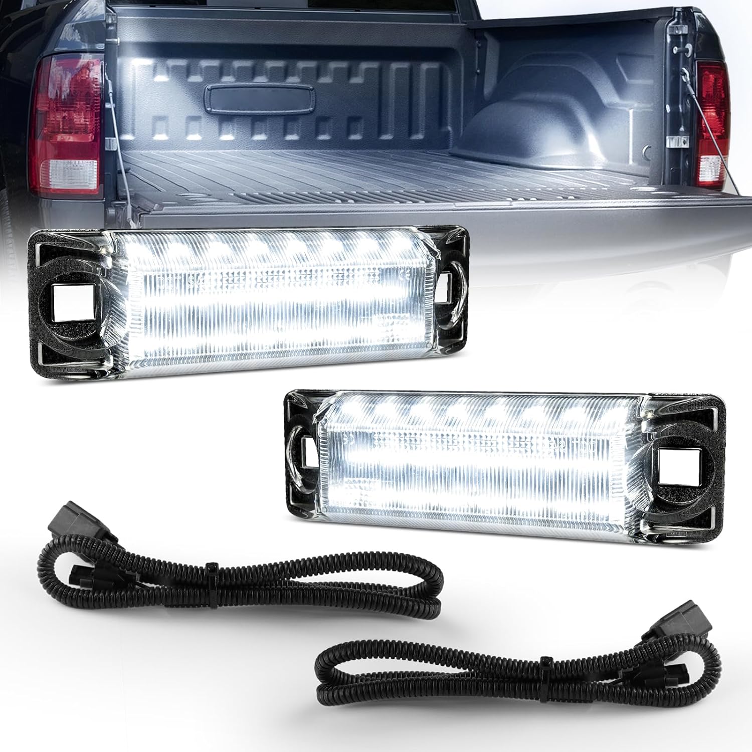 LED Truck Bed Cargo Light Compatible with Dodge Ram 1500 2016-2018,Ram 1500 Classic 2019-2021, Ram 2500 3500 2016-2021,10X Brighter,Plug & Play