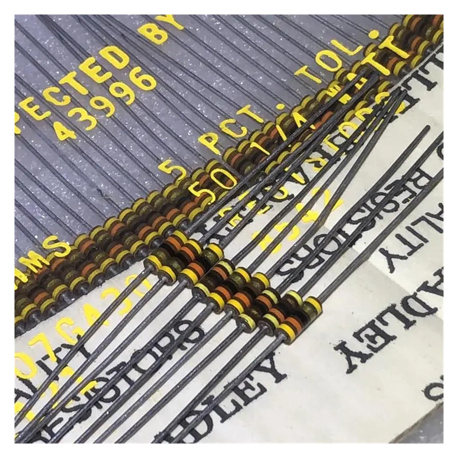 LEOTNNDQ 10PCS AB1/4W 42R audio resistors