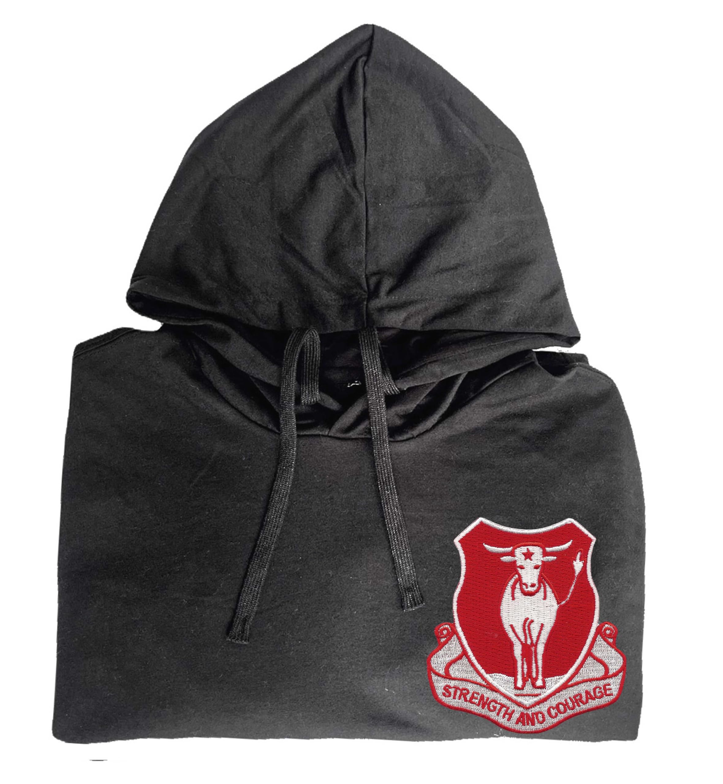 247EMBROIDERY 82nd engineer battalion embroidered shirt Black