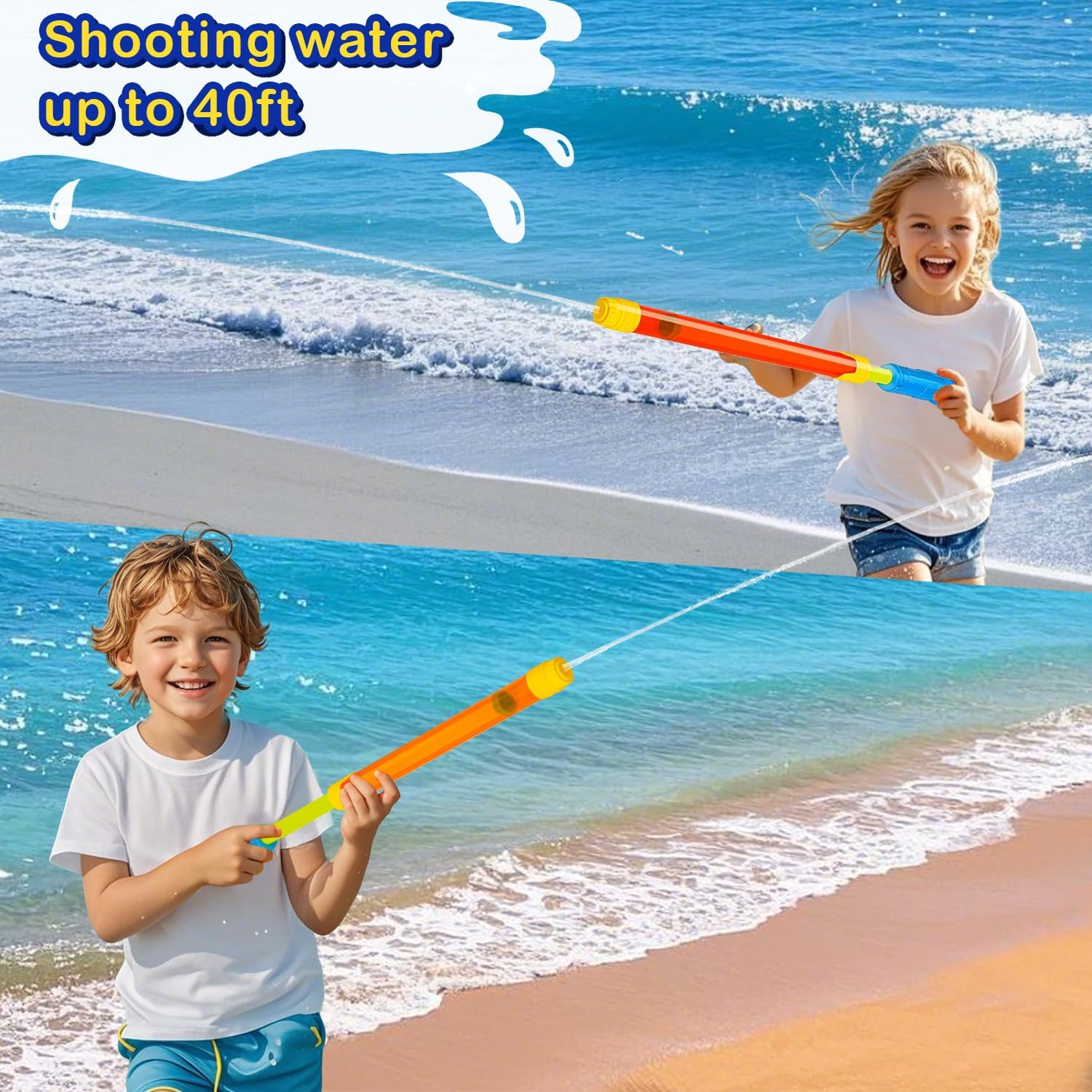 9 Pack Water Gun for Kids Adults, Pool Toys Squirt Gun for Kids Ages 3-5 4-8 8-12,Super Water Soaker Blaster for Party Favors Outdoor Backyard Summer Activities