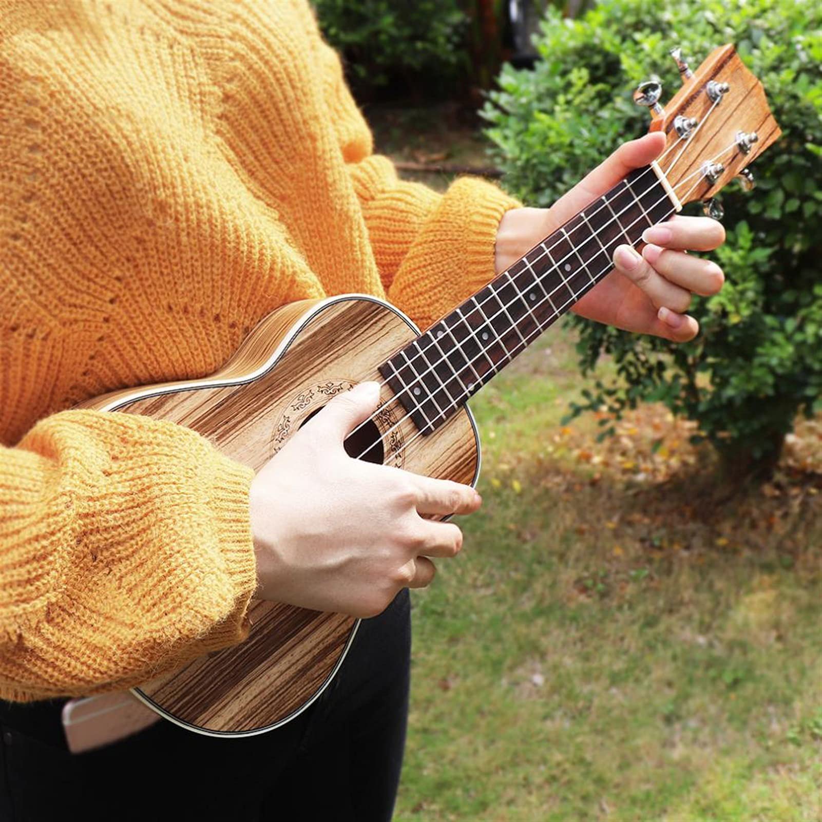 Ukulele koncertowe Początkujący Ukulele 21- calowy Sopran Ukulele Wood 15 Fret Cztery Struny Gitara Ukelele Musical Surysed