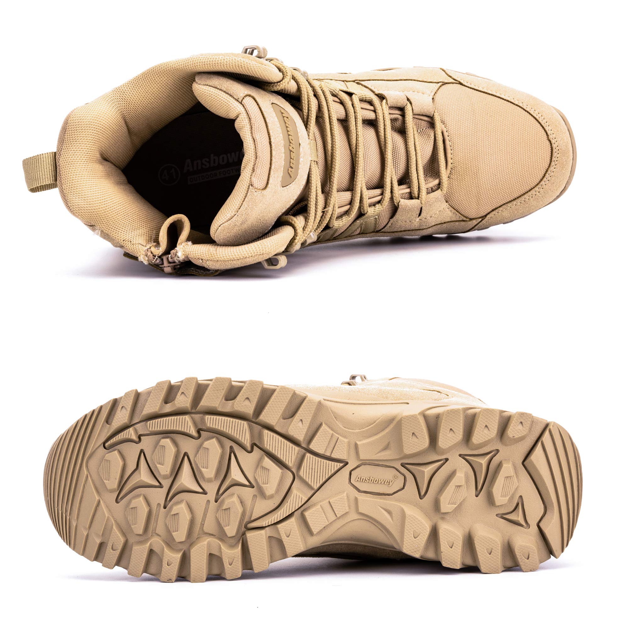 Hiking Boots Mens Womens Trekking Shoes Outdoor Army Combat Tactical