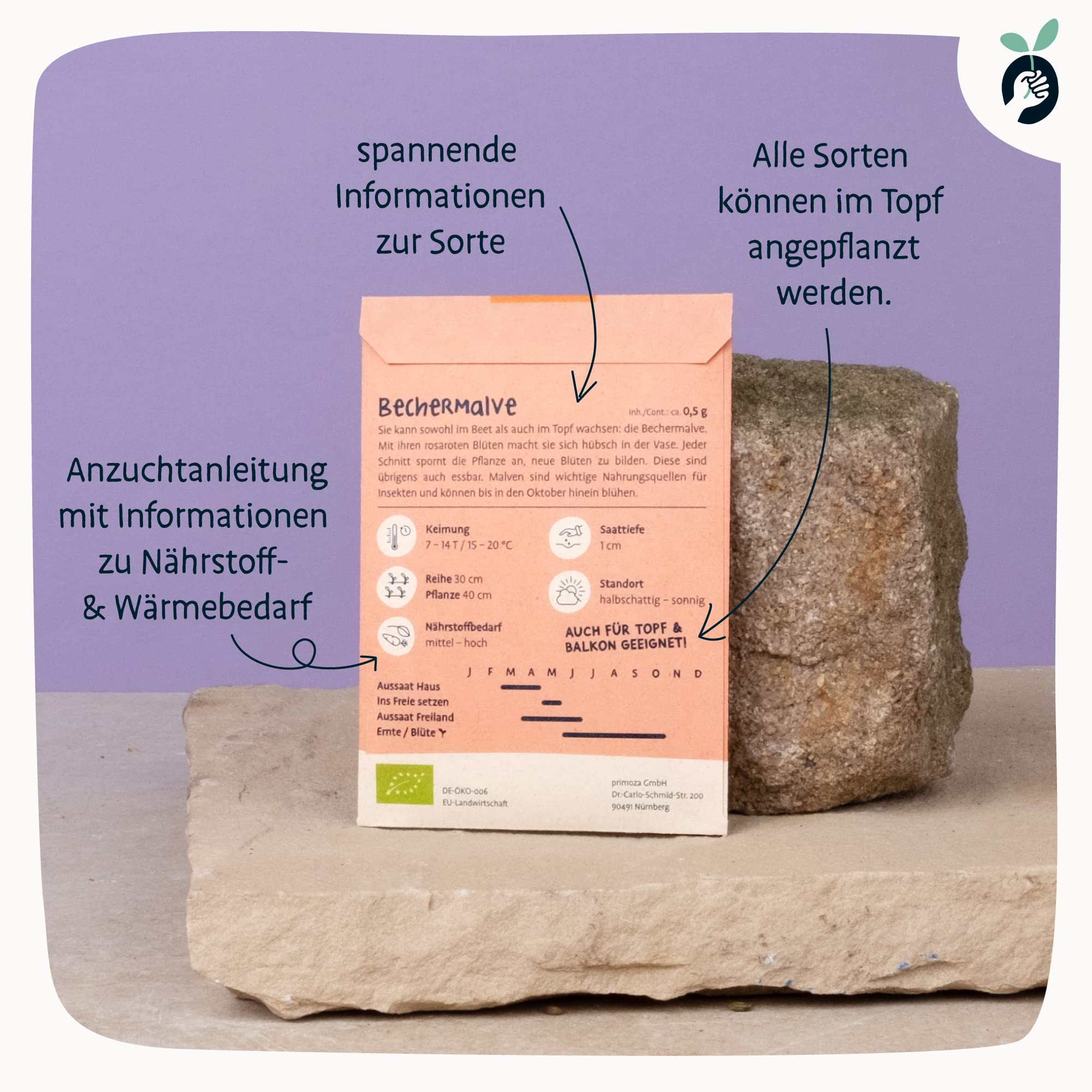 BIO-Saatgut Set Essbare Blten mit 7 besonderen Blumen-Sorten I  Demeter-zertifizierte und samenfeste Blumensamen I Plastikfrei und  ressourcenschonend regional produziert : Amazon.de: Garten