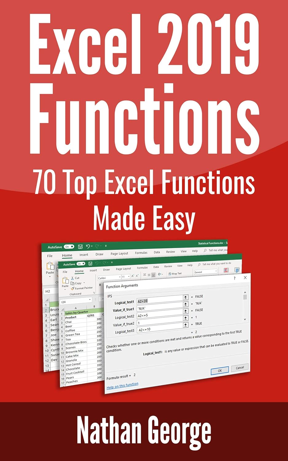 Excel 2019 Functions 70 Top Excel Functions Made Easy (Excel 2019