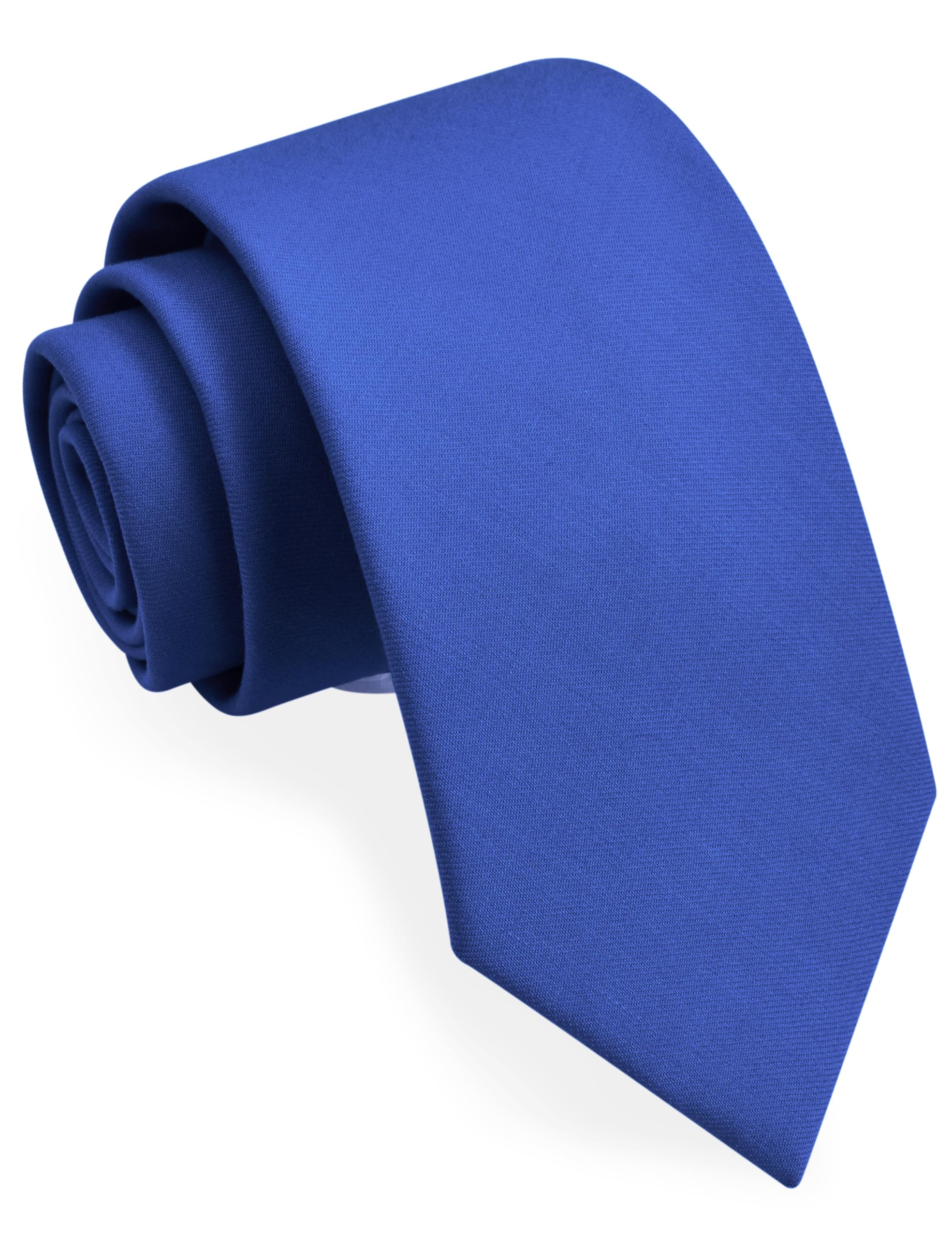 GUSLESON 3.15"（8cm） Solid Necktie Tartan Woven TR Material Tie + Gift Box