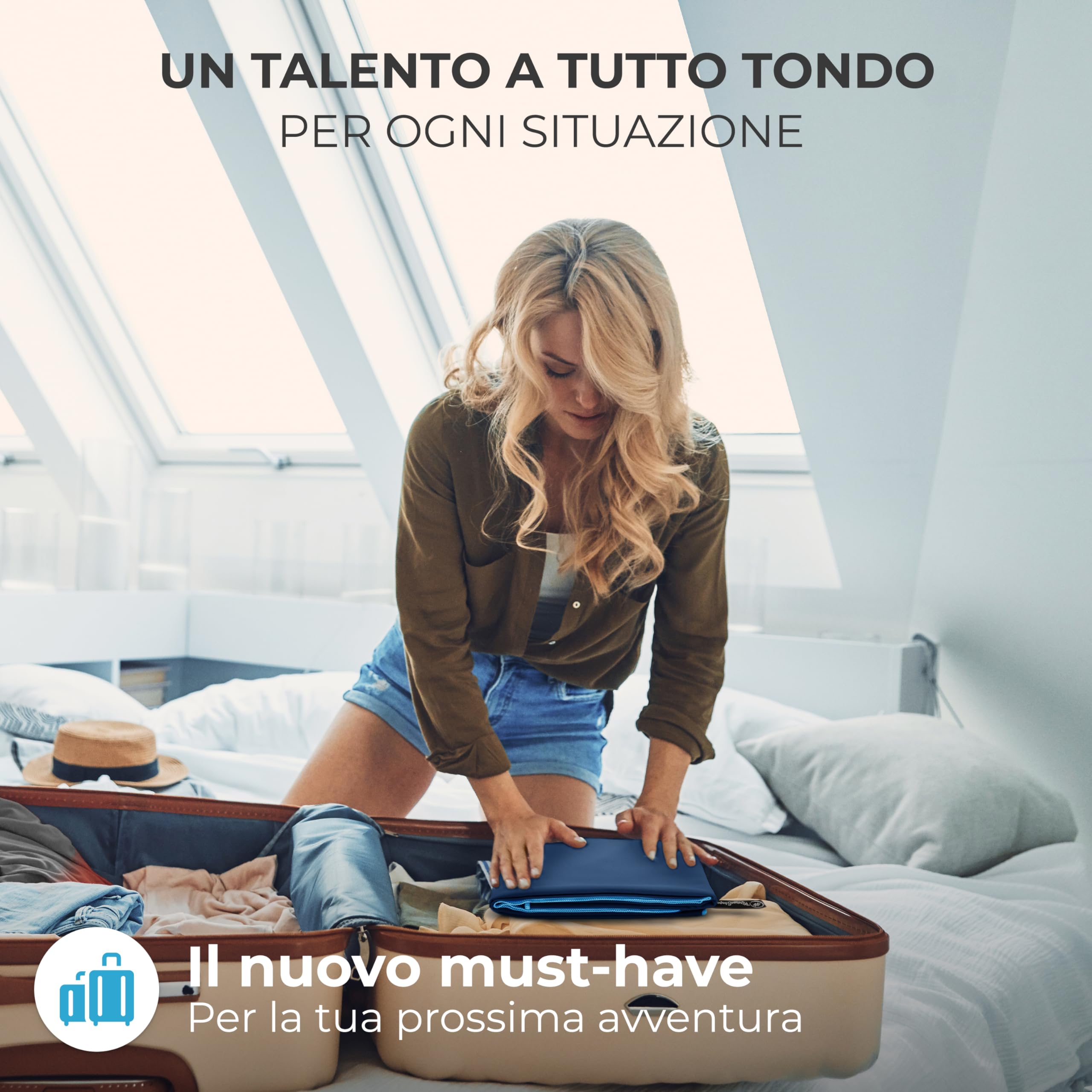 NirvanaShape Asciugamano Microfibra | 14 colori | 8 taglie | Asciugatura Rapida, Leggero, Assorbente | Asciugamano da Viaggio/Asciugamano da Bagno | Ideale per Viaggi, Spiaggia, Yoga, Sauna