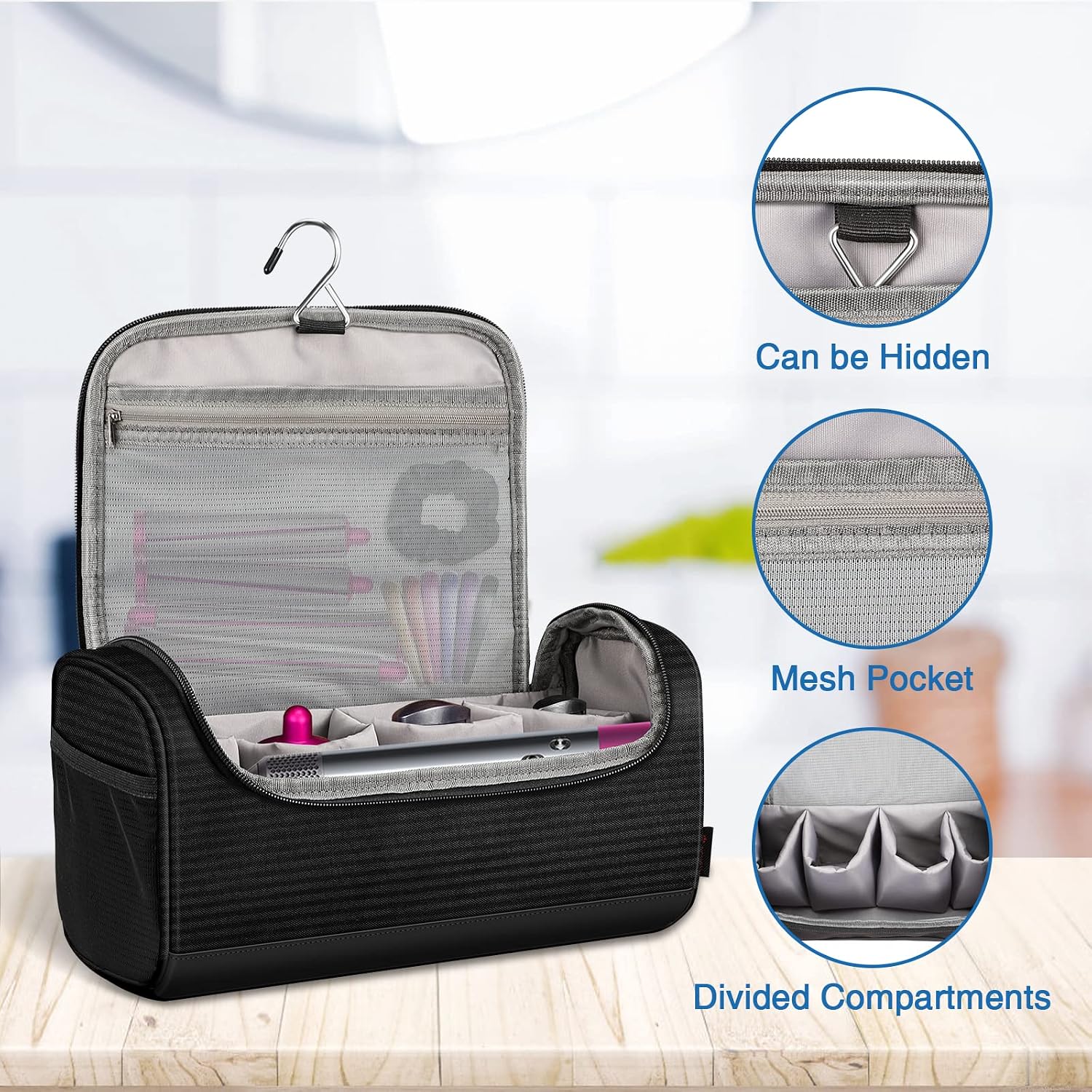 SITHON Travel Carrying Case for Dyson Airwrap Complete Styler and Attachments - Image 4
