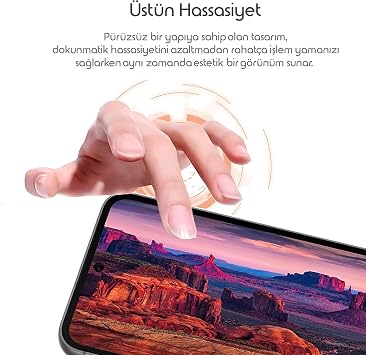 Rongep Samsung Galaxy S24 Plus için Kolay Kurulum Ekran Koruyucu Otomatik Toz Toplayan Hava Kabarcığı Bırakmayan Dokunmatiği ve Görüntü Kalitesini Etkilemeyen Ekranı Tam Kaplayan Cam Koruyucu
