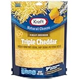 Kraft Finely Shredded Natural Triple Cheddar Shredded Cheese (8 oz Pouch)