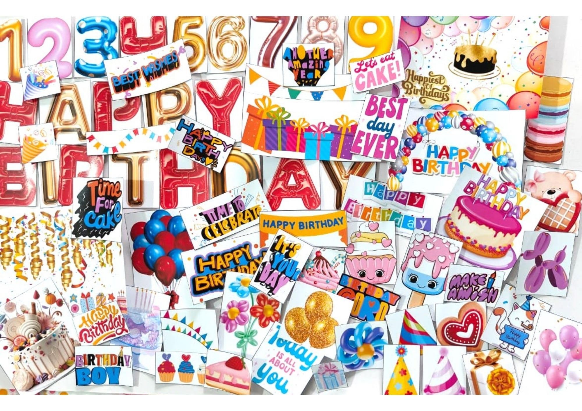 HOBBYHUT Stickers(Pack of 70) for Scrapbooking, Art and Craft, Home Decoration, Card Making for Kids (Birthday Theme) (B0CHYTS1WW) Amazon Price History, Amazon Price Tracker