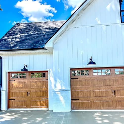 Miniatura 6 de Steel Lighting Co. Lámpara Grande de Granero para Exteriores  Luminaria con Cuello de Cisne  Fabricada en Estados Unidos con Acero Calibre 18