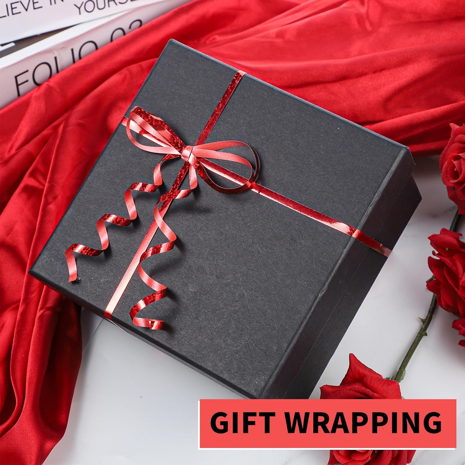 600 Yards Red Ribbon 1/5 Inch Valentine Curling Ribbon Red Balloon String Ribbons for Art Crafts Gift Wrapping Wedding Birthday Party Valentine's Day Decorations - Image 5