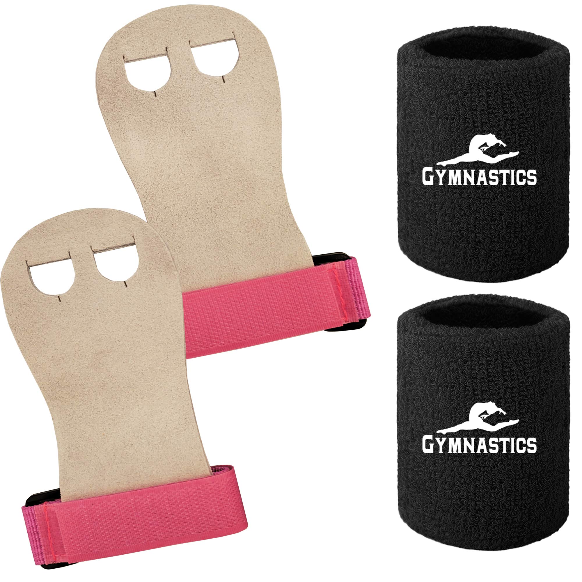 Ninja SportsGymnastics Grips Wristbands for Girls Kids Youth
