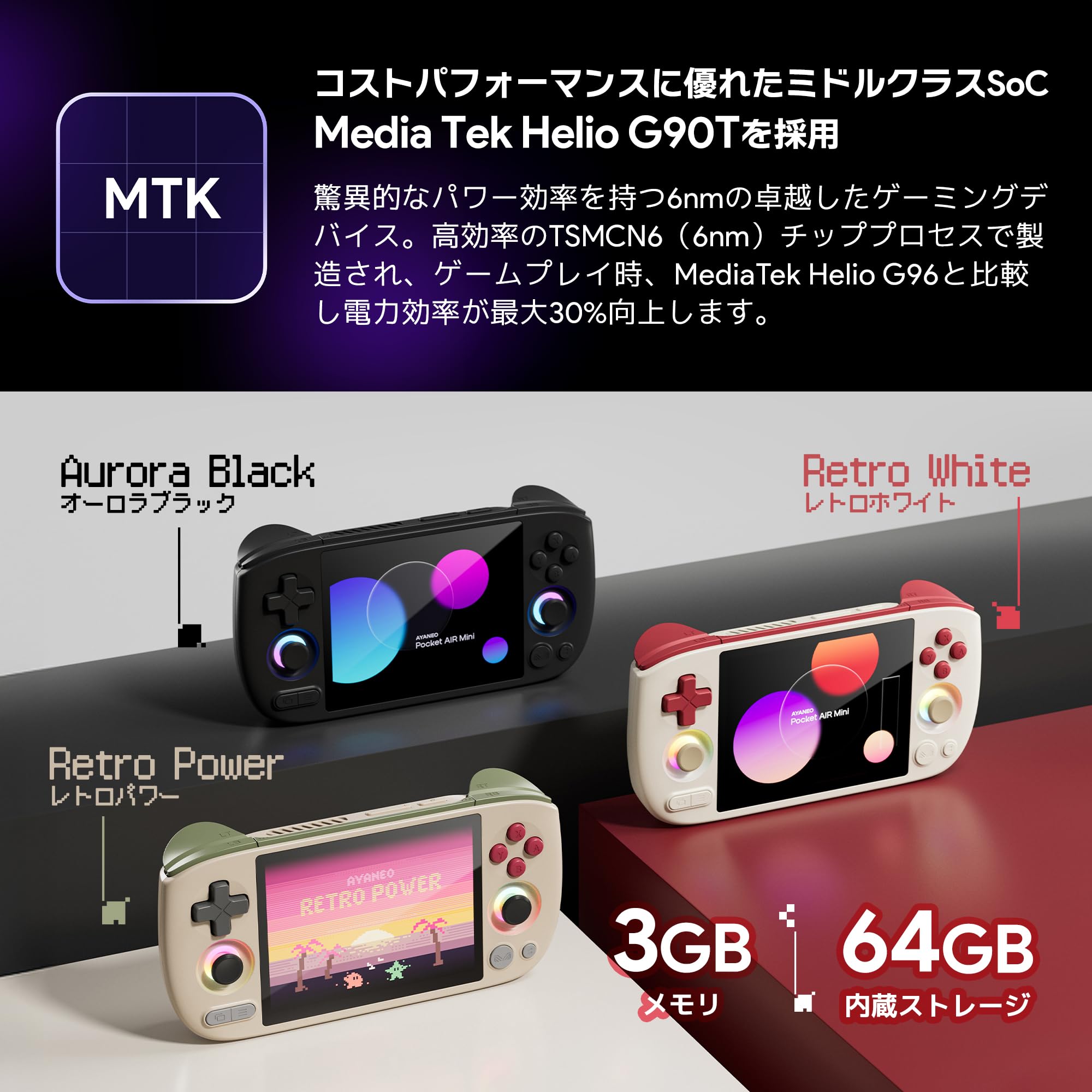 Amazon.co.jp: TENKU AYANEO Pocket AIR Mini アヤネオ ポケット