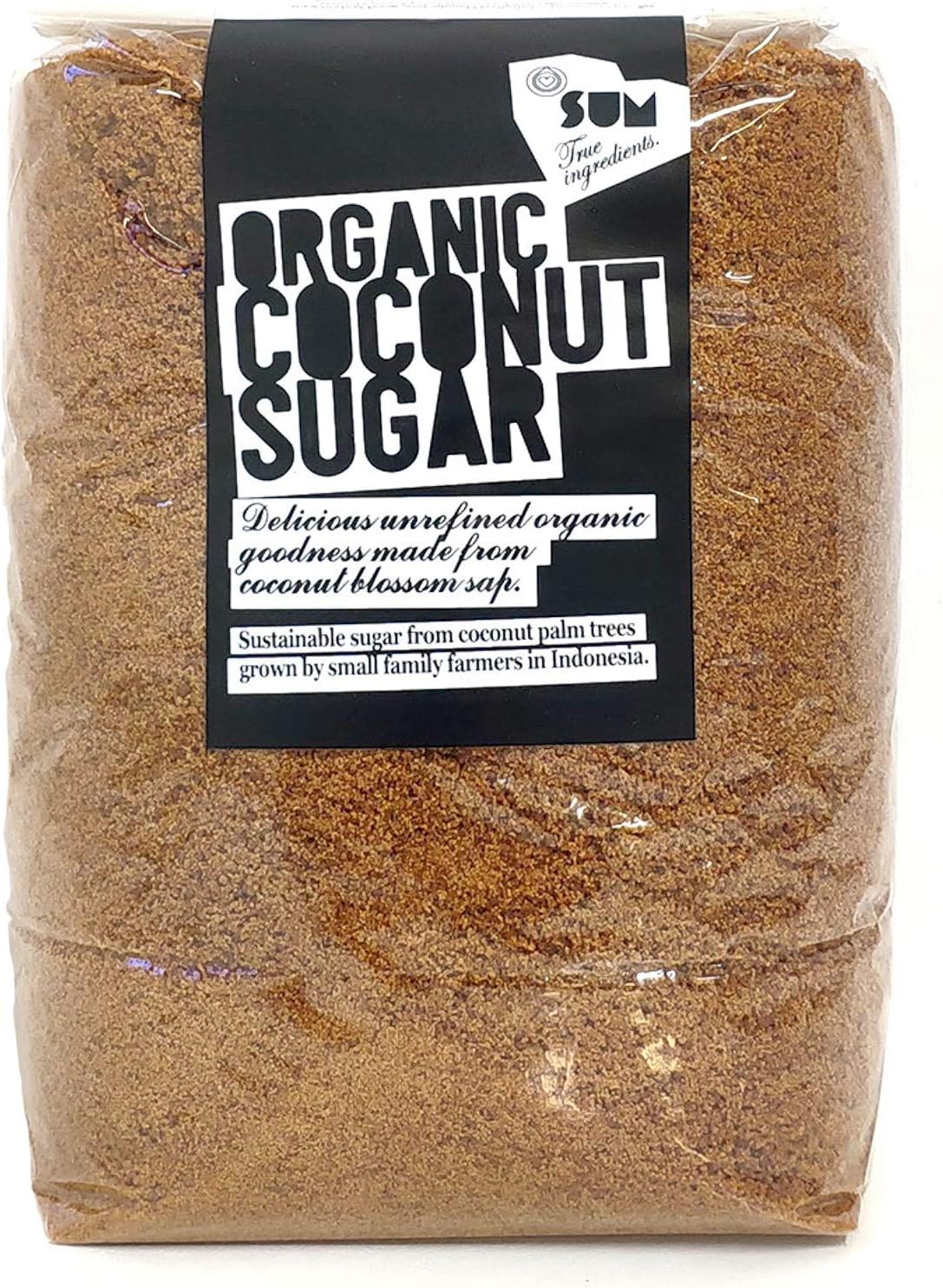 Coconut Sugar - Organic & Unrefined in Eco Biodegradable Packaging - 1Kg