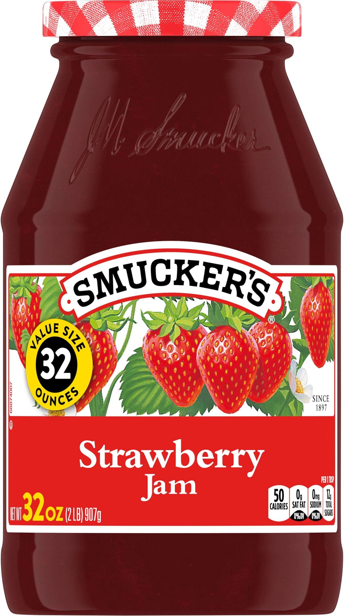Smucker's Seedless Strawberry Jam, 32 Ounces