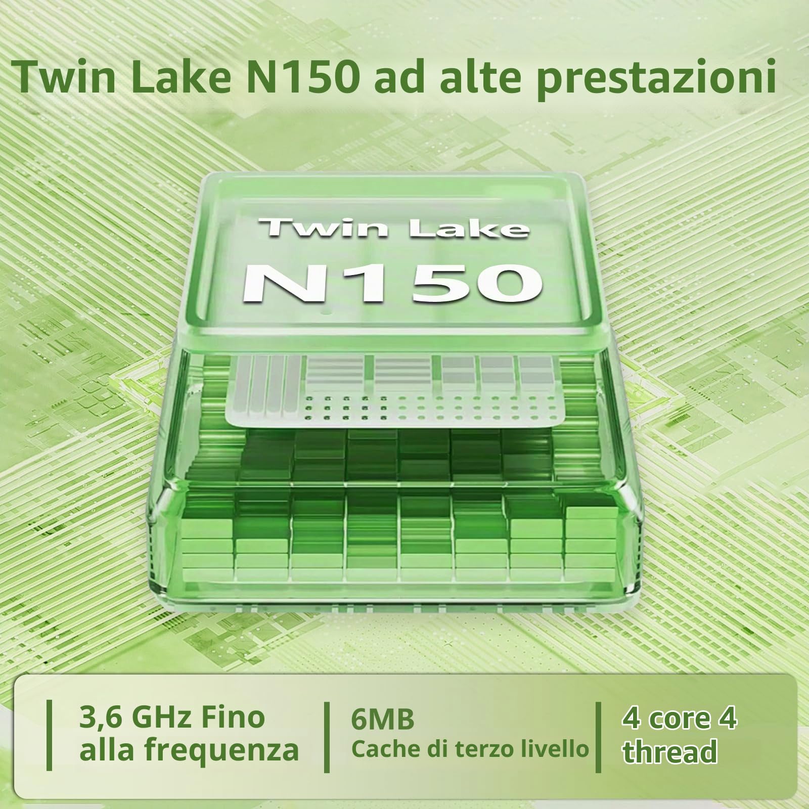 Portatile PC 15,6 pollici, Notebook N150 fino a 3,6 GHz (migliore di N95), Laptop 16 GB DDR4 RAM 1 TB SSD, Dotato display 1920x1080, Win 11 Pro, 2*USB3.0, HDMI 4K, WiFi 5 Computer portatile
