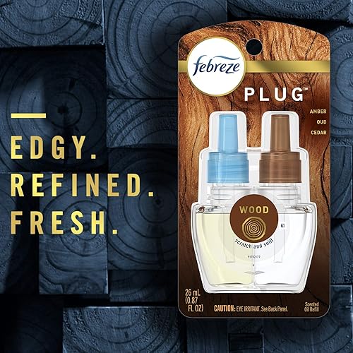Miniatura 97 de Febreze Plug - Recambios para ambientador, edición limitada, aroma de calabaza de cosecha fresca, (2 unidades, 1.75 onzas)
