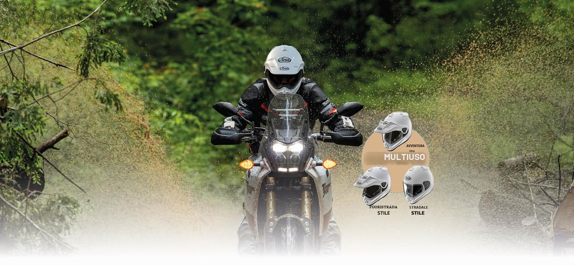 Arai Tour-X5 Frost Casco da motocross