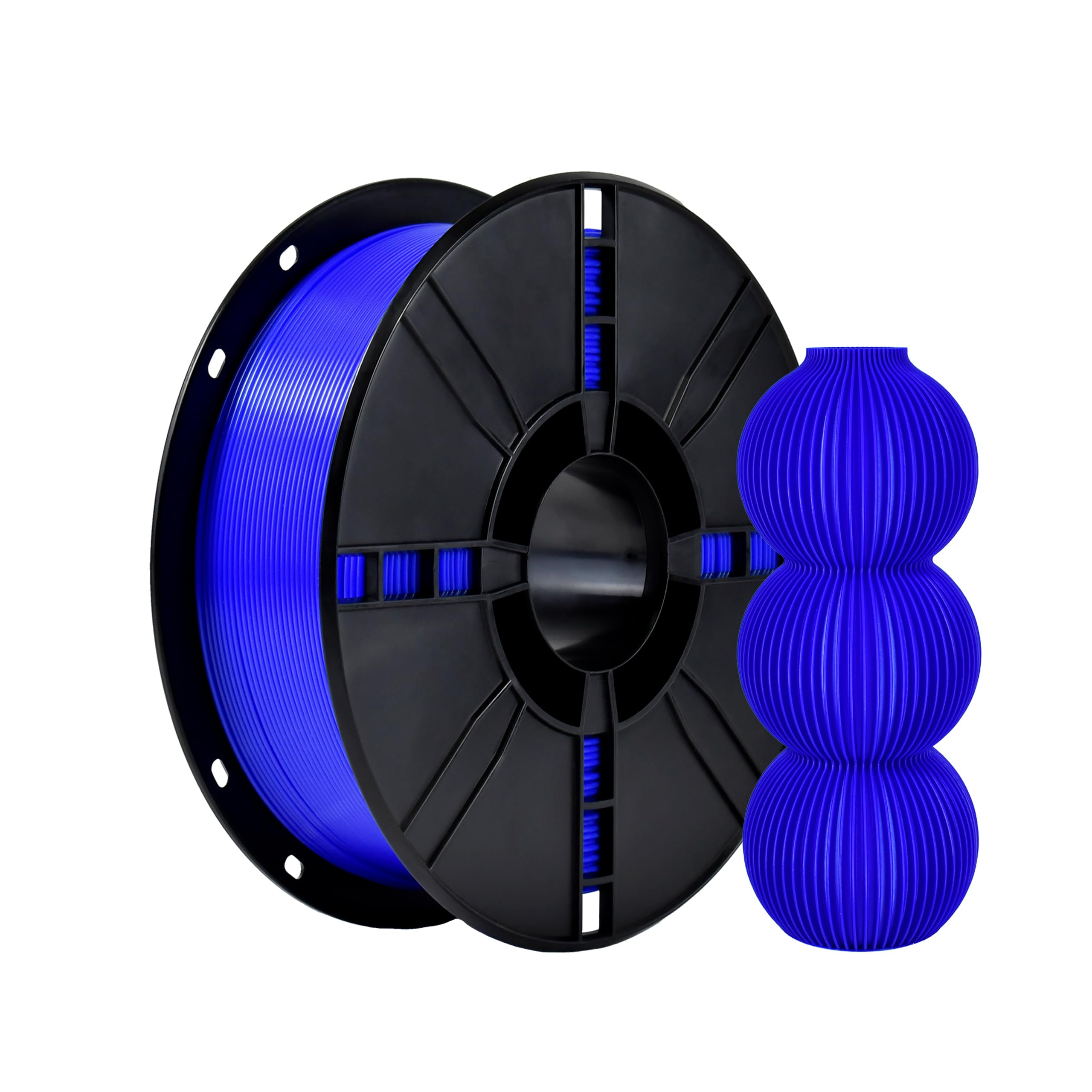 iBOSS PLA Plus (PLA+) 3D Printer Filament 1.75mm,1kg Spool (2.2lbs) Toughness Enhanced 3D Printing Filament,Dimensional Accuracy +/- 0.02mm,1.75mm PLA Plus Filament,Fit Most FDM Printer(Dark Blue)