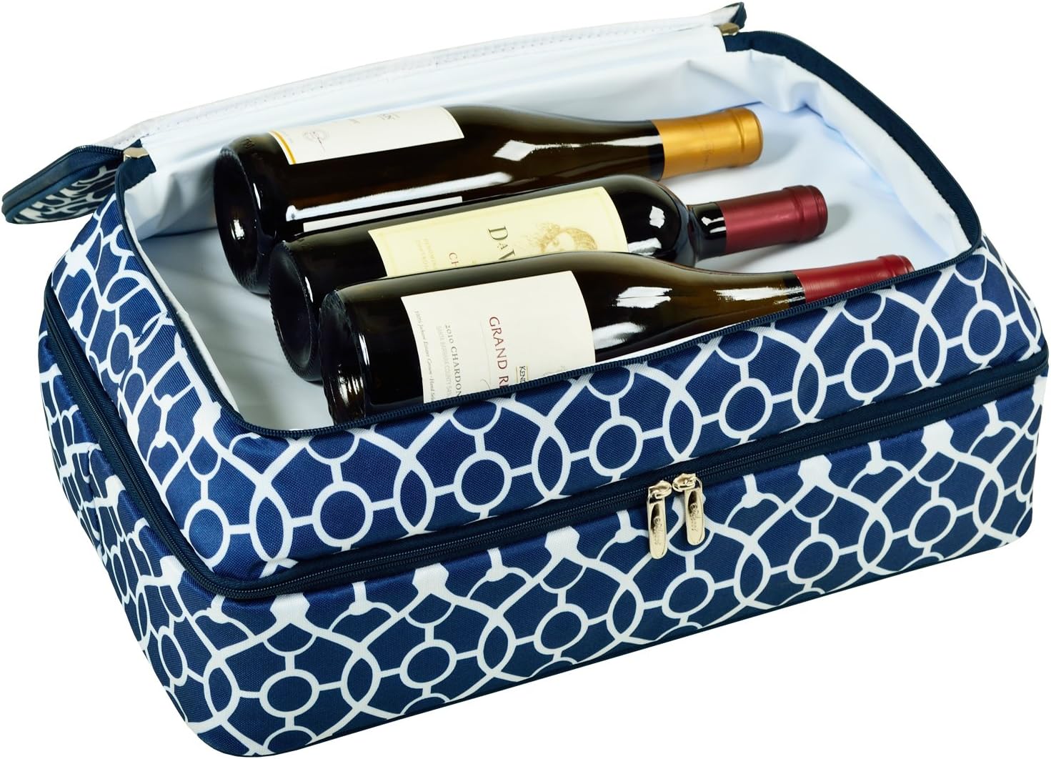 Picnic at Ascot Original Insulated Double Layer Thermal Food and Casserole Carrier- keeps Food Hot or Cold- Designed & Quality Approved in the USA
