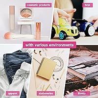 Vista 6 de KKBESTPACK Sobres de Correo de Polietileno Bolsas de Envío Autoadhesivas Impermeables (Rosa) (B125), 12 x 15.5 pulgadas / 100 piezas