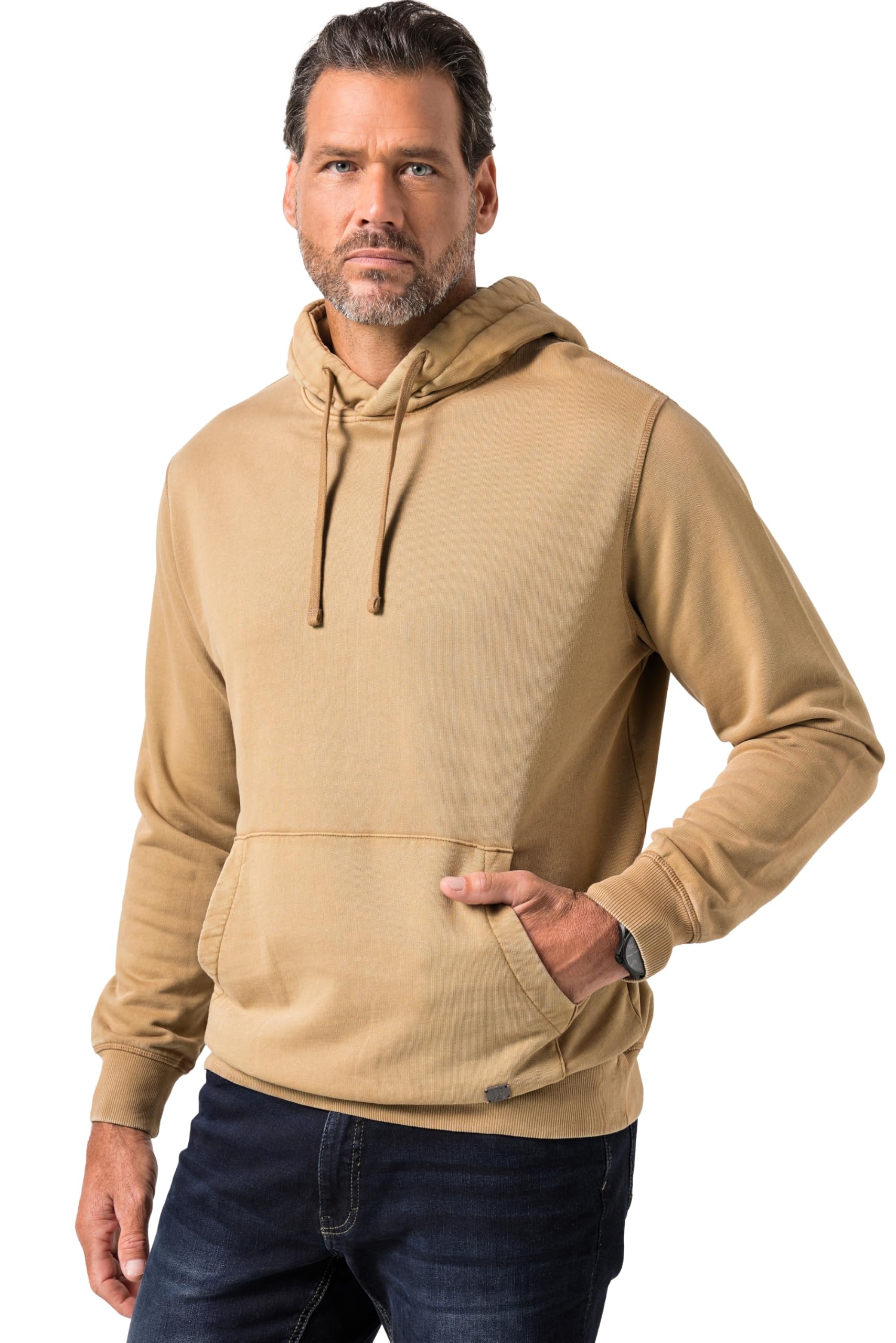 JP 1880 Herren große Größen Übergrößen Menswear L-8XL Hoodie, Kapuzensweater, Vintage Look 844545