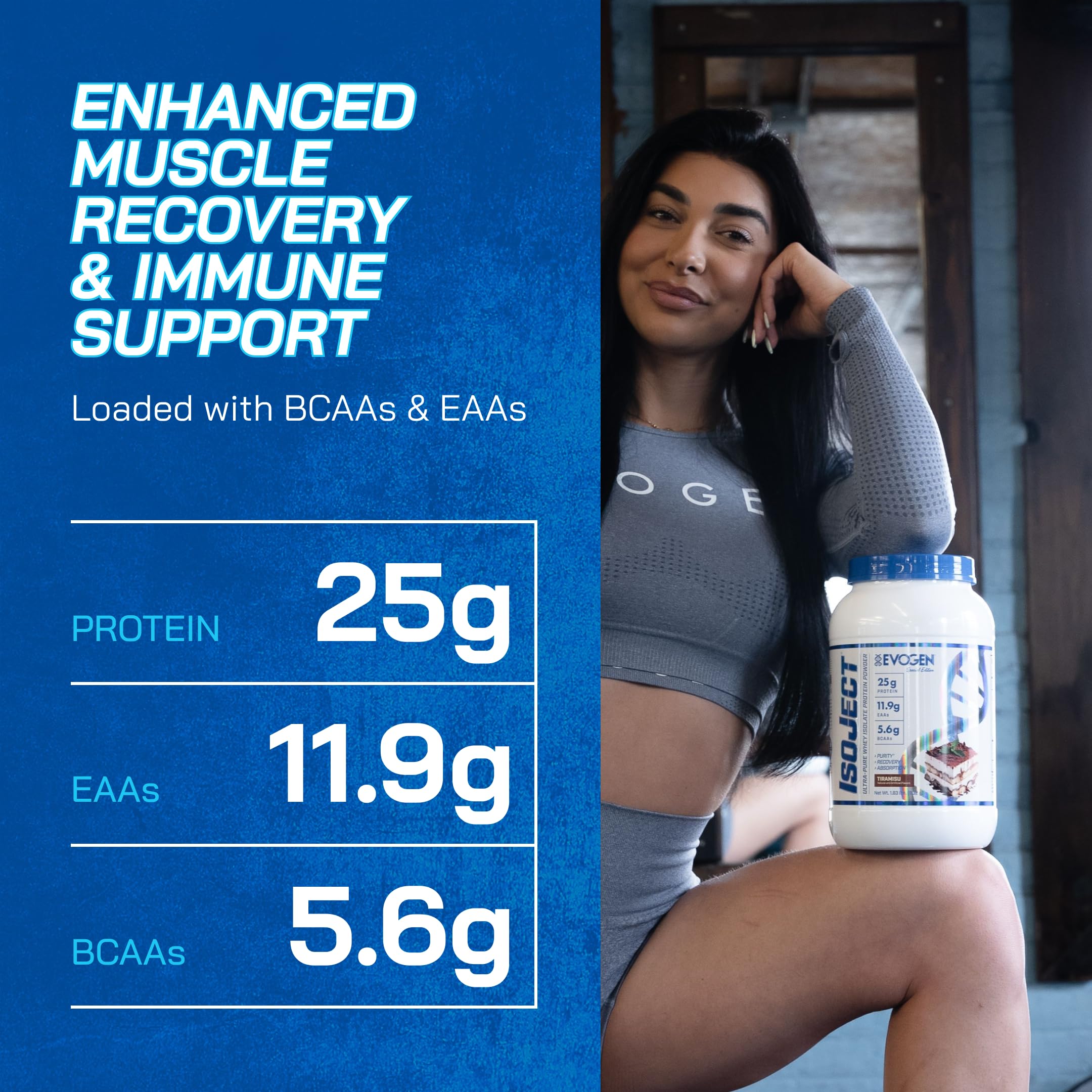 Evogen Isoject Whey Protein Isolate Powder | Tiramisu | 25 Servings — Amazon image 5