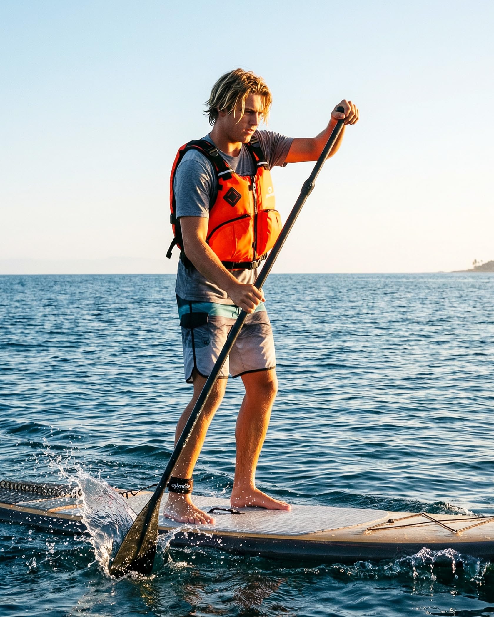 Owntop Aiuto alla galleggiabilità per adulti con scomparto per tasca dell'acqua, doppie tasche con zip | Gilet galleggiante regolabile | Gilet da nuoto unisex per kayak, paddle e pesca