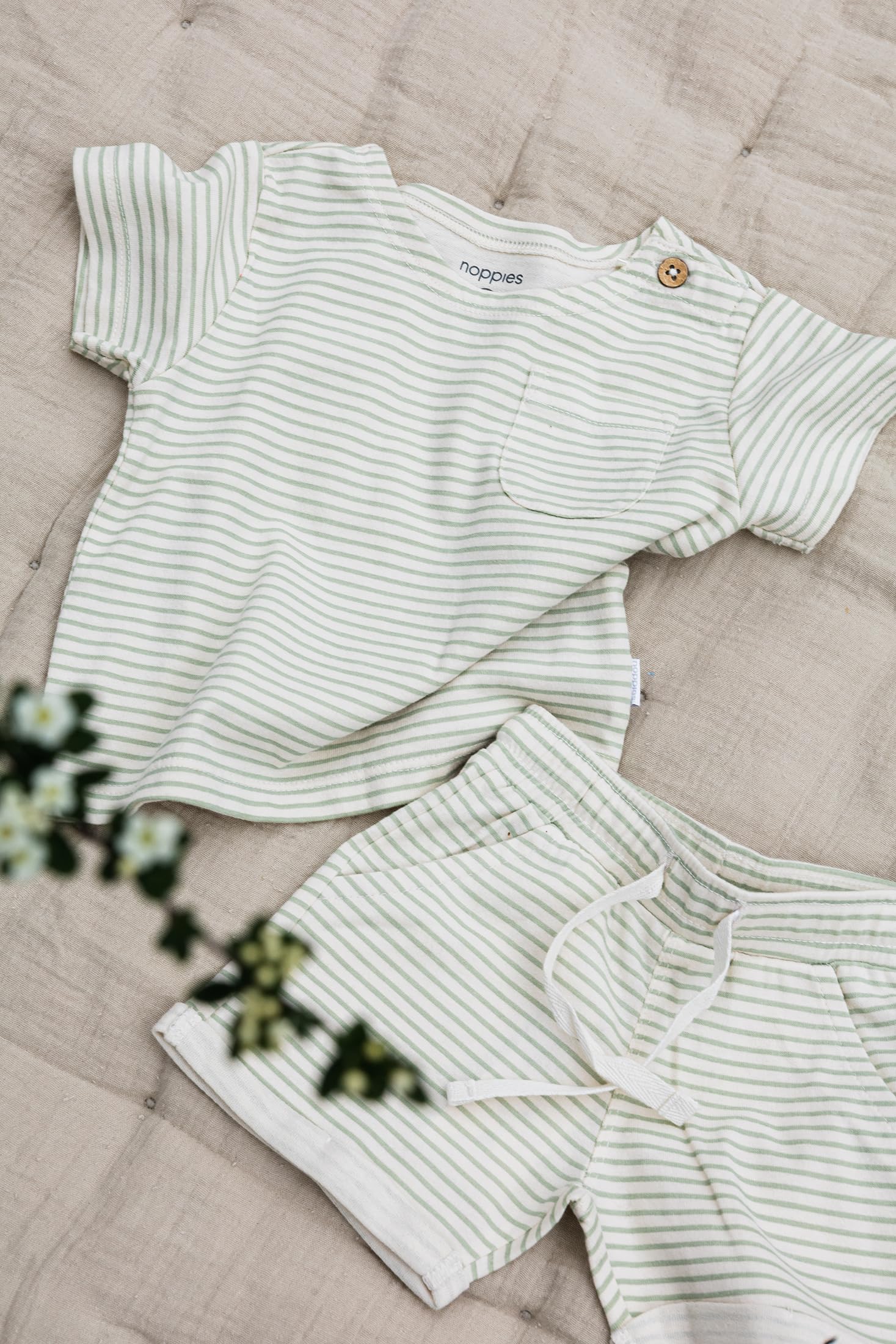 Noppies Baby-Jungen Boys Berne Stripe Shorts