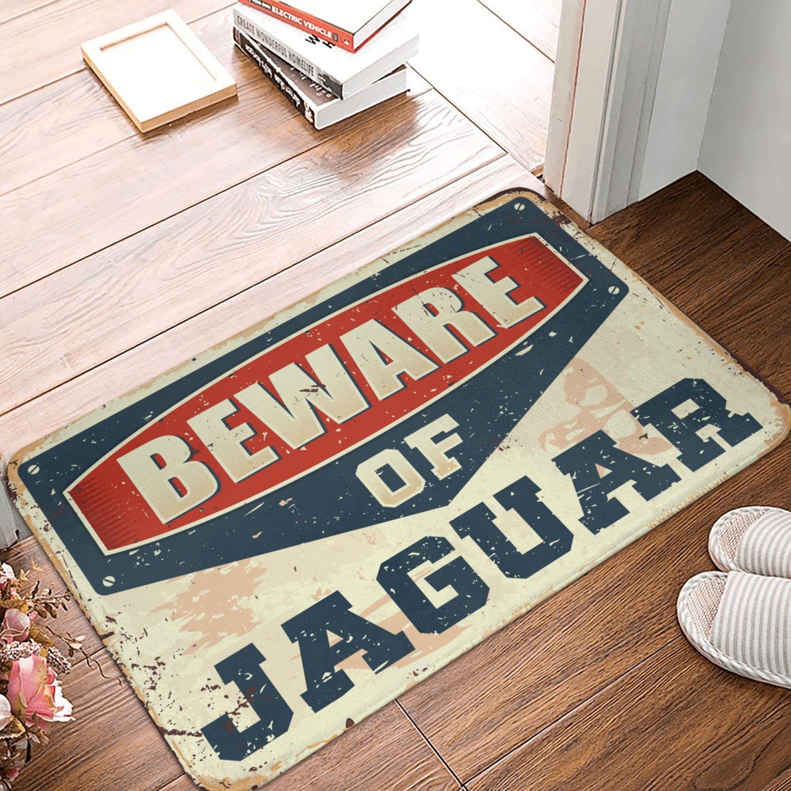 Tapis de sol COTECI extérieur 50 x 80 cm avec motif Jaguar