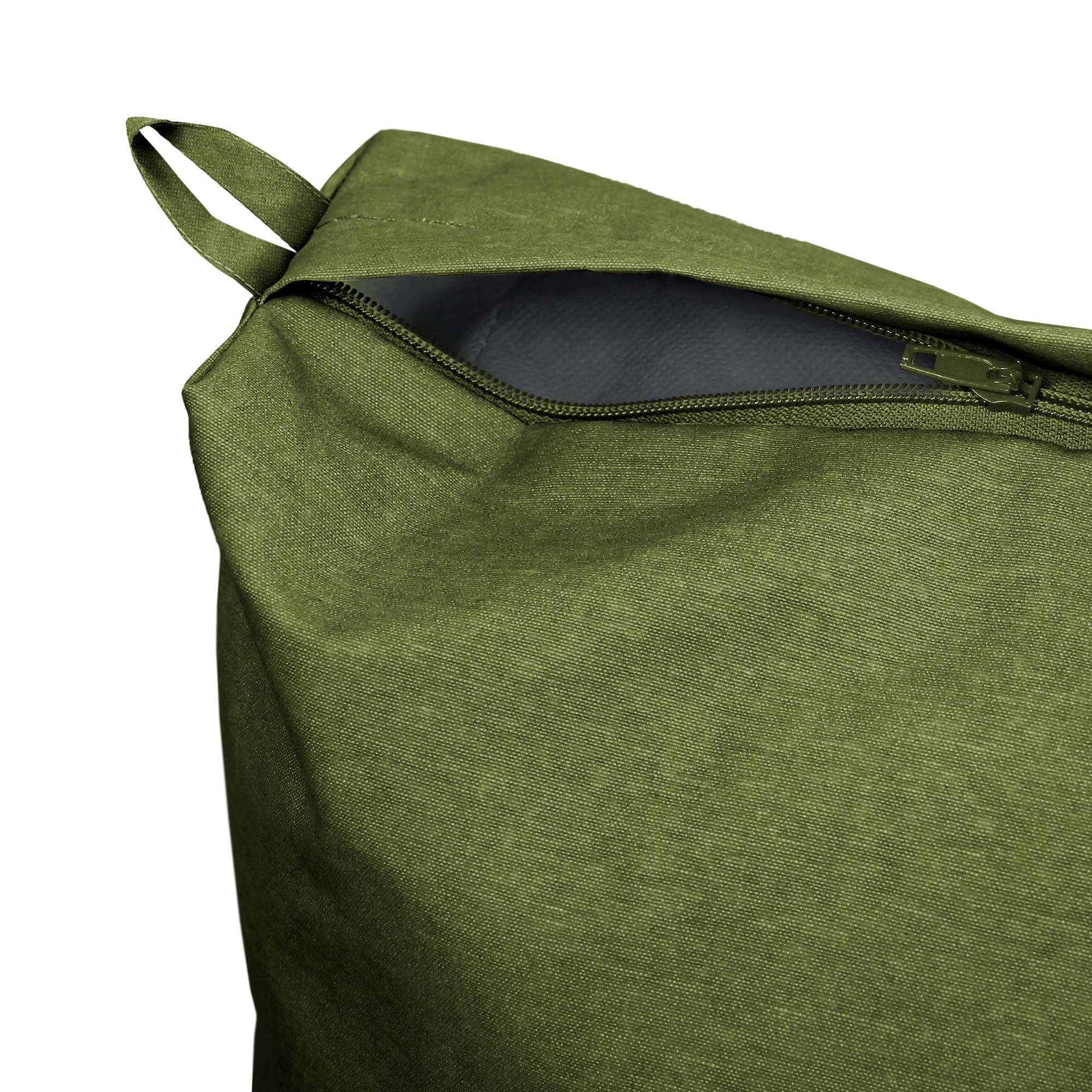 HAPPERS Cojín de Suelo Naylim Mate Impermeable Multiusos para Exterior, Banco y Palets - Comodidad y Versatilidad en un sólo Cojín Verde 60x80