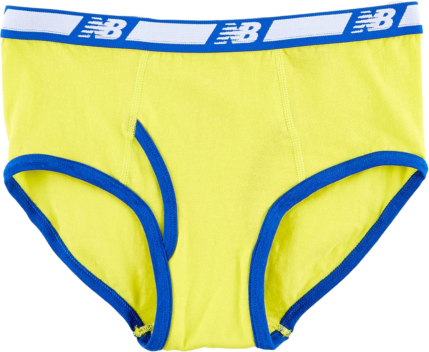 New Balance Boys' Non-brushed Jersey Performance Wicking Cotton Brief Underwear (5 Pack)
