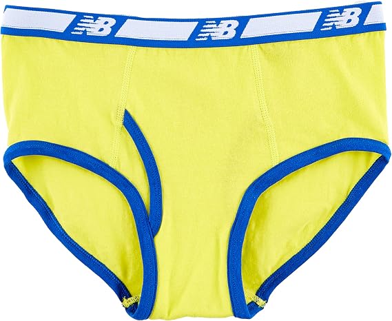 New Balance Boys' Soft Cotton Tag Free Brief Underwear (5-Pack)