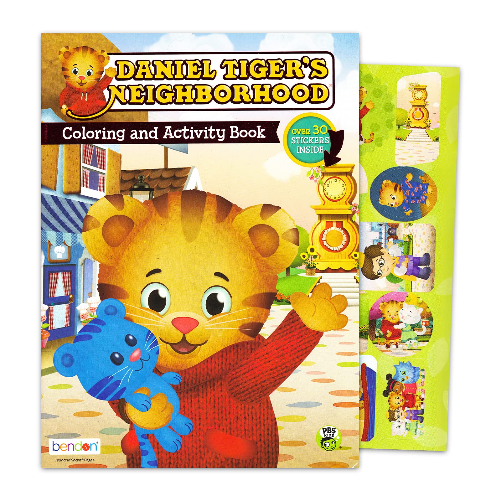 Daniel Tiger Coloring Book Set Bundle with 3 Daniel Tiger Books with ...