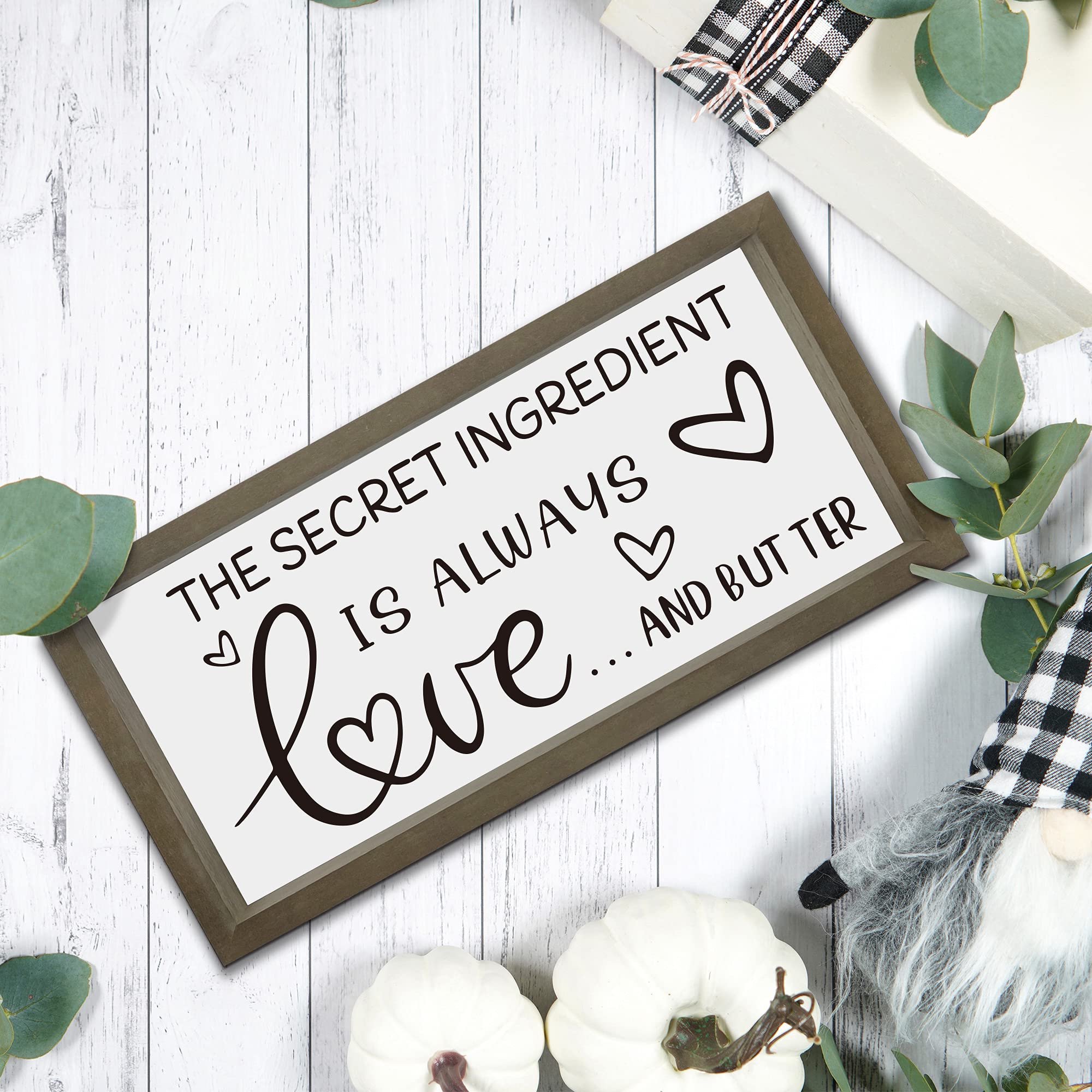 Funny Kitchen Sign, Rustic Farmhouse Kitchen Wall Decor, Modern