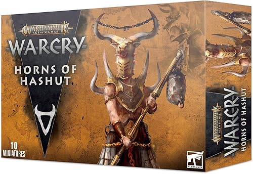 Games Workshop Grito de guerra Cuernos de Hashut
