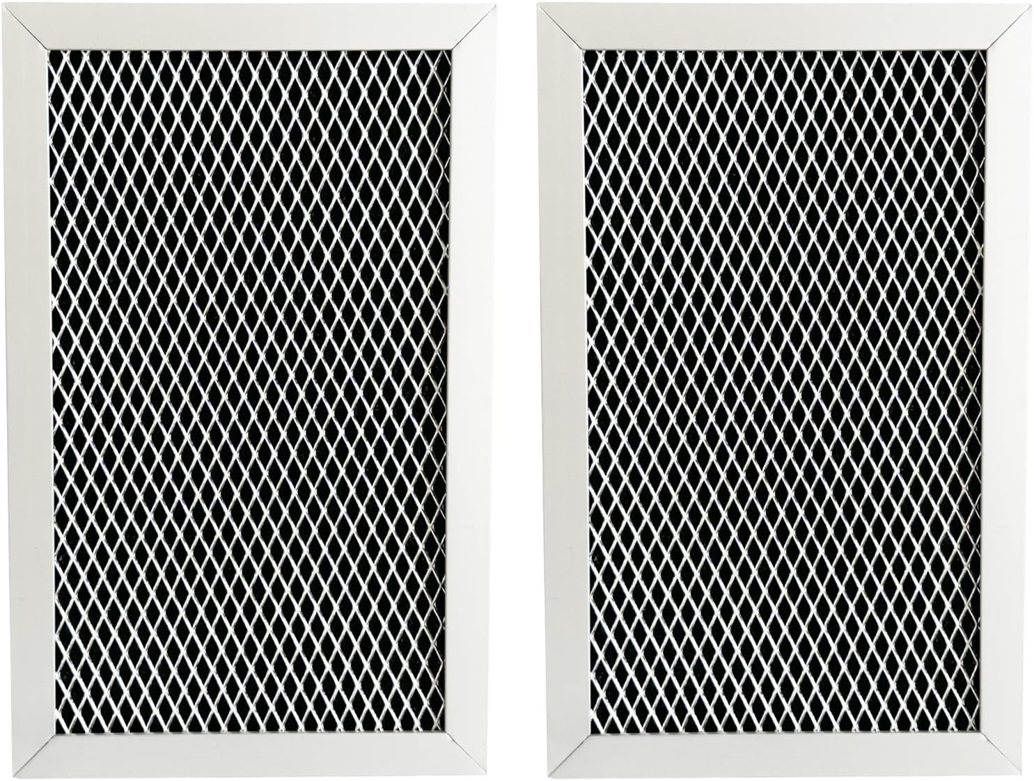 2 Pack Microwave Charcoal Filter Fit for GE JNM3184RP9SS, JVM3160DF9BB, JVM3160DF9CC, JVM3160DF9WW Microwave Replacement Part