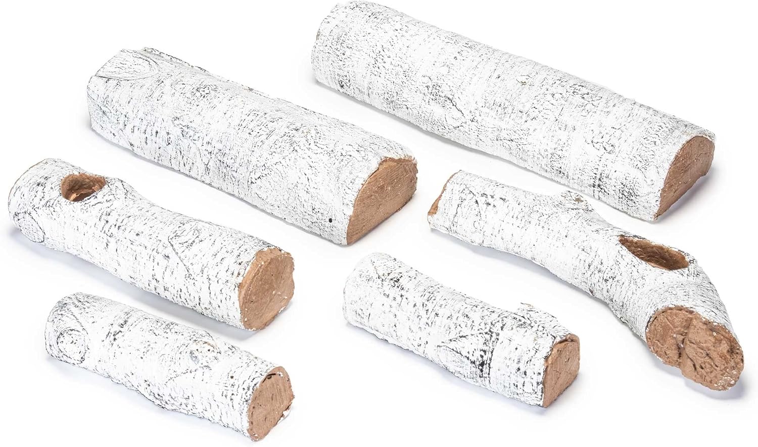 Peterson Real Fyre 18-inch White Birch Gas Logs Only No Burner