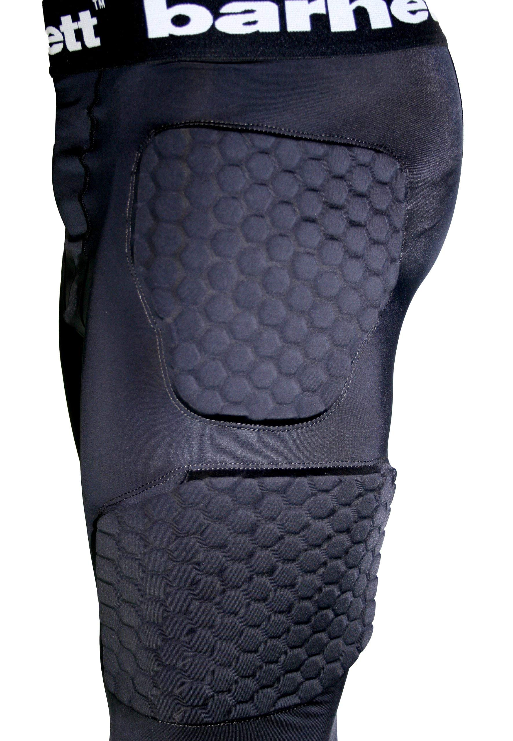 BARNETT FS-06 Short de Compression, 5 pièces intégrées, Football américain (S)