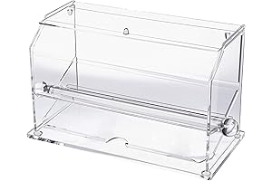 Winco Acrylic Straw Dispenser for Counter