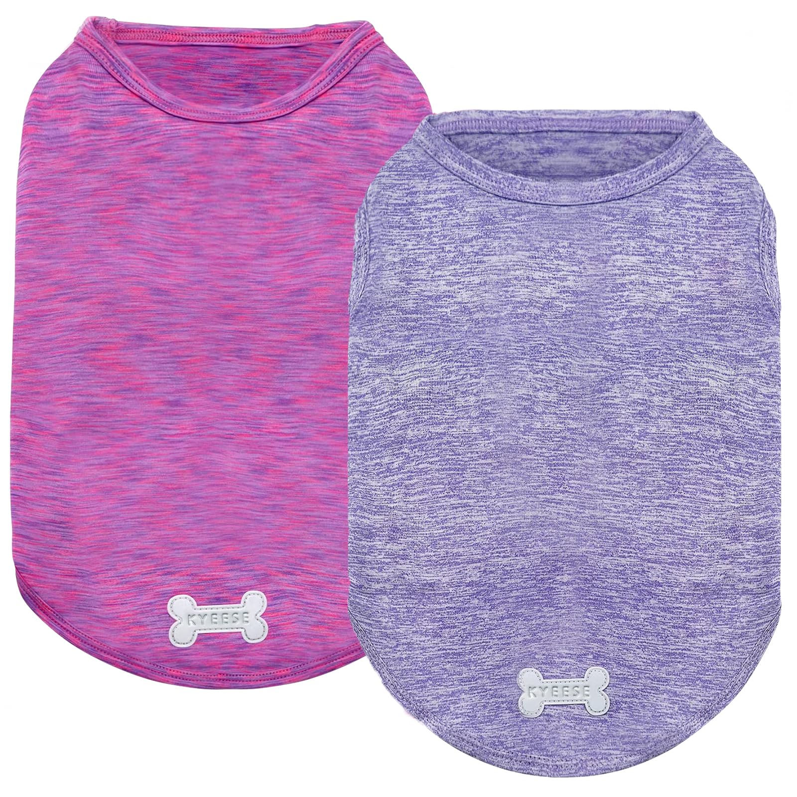 KYEESE 2 Pack Dog Shirts Quick Dry Soft Stretchy Pet - apparel and accessories | Mubboo