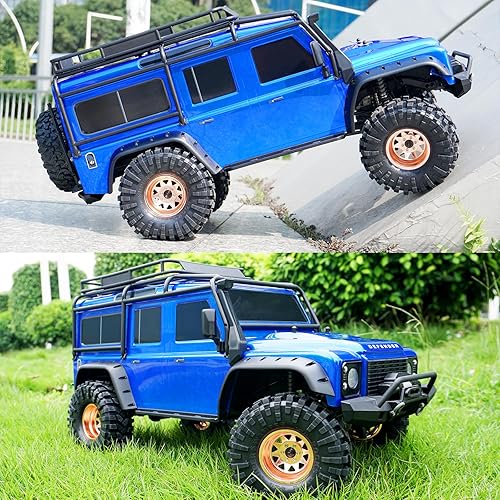 Miniatura 7 de OGRC - Juego de neumáticos RC de 1.9 pulgadas, neumáticos de goma RC 110 RC Crawler para SCX10 90046 SCX10 UTB18 TRX4 TRX6 Redcat Gen8 7VS4-10 110