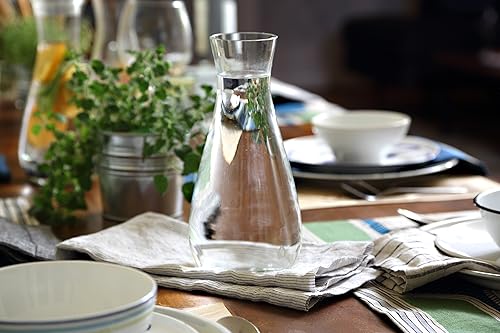 KOR KOR - Jarra de vidrio sin BPA de 34 onzas con tapa. Para usar con Water Fall por KOR Counter Top Filter